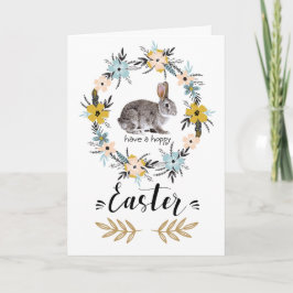 Glad påsk. Hälsokort för Anpassningsbar av påskhar Helgkort