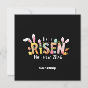 Glad påsk! Han är känd för Jesus Kristus Inbjudningar
