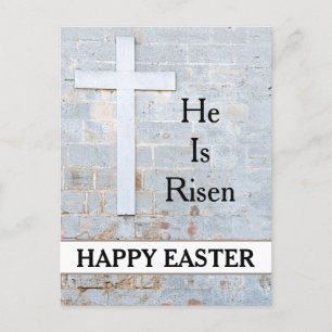 Glad påsk Han är Risen Kor Church Service Helg Vykort