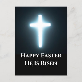 Glad påsk Han är Risen White Light Kor Helg Vykort
