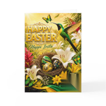 Glad påsk -Happi Iesta -Jamaicanska vykort