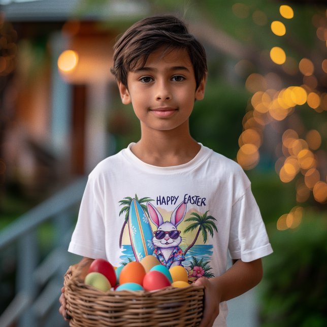Glad påsk Hawaiian Stil T Shirt (Skapare uppladdad)
