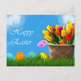 Glad påsk helg vykort