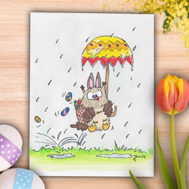 Glad påsk helg vykort (Skapare uppladdad)