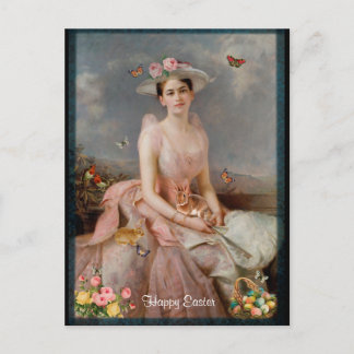 Glad påsk helg vykort