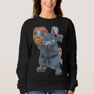 Glad påsk Helgdag Bunny Ninja Egg Hunting Seaso T Shirt