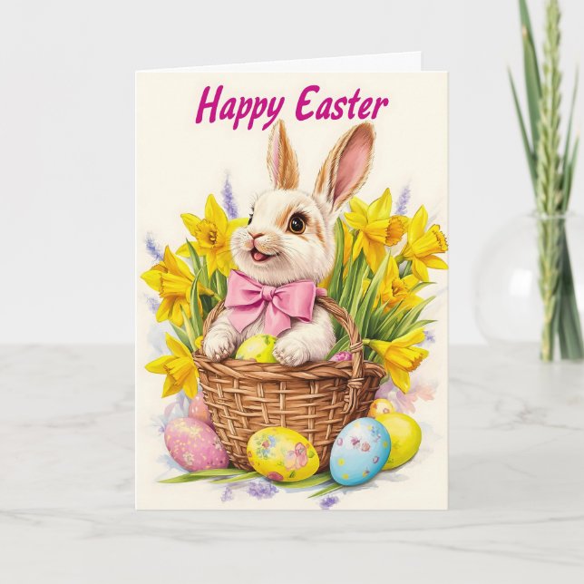 Glad påsk Helgdag Card Helgkort (Framsida)