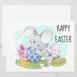 Glad påsk Helgdag Card Julkort