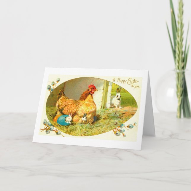 Glad påsk helgkort (Framsida)