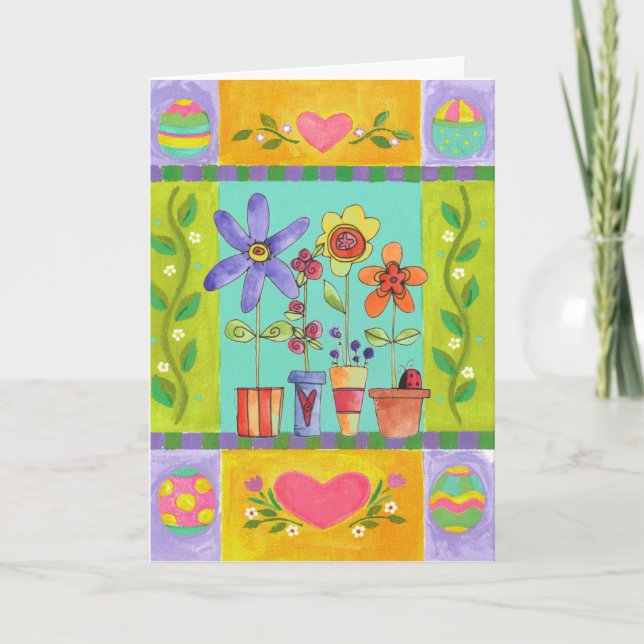 Glad påsk helgkort (Framsida)