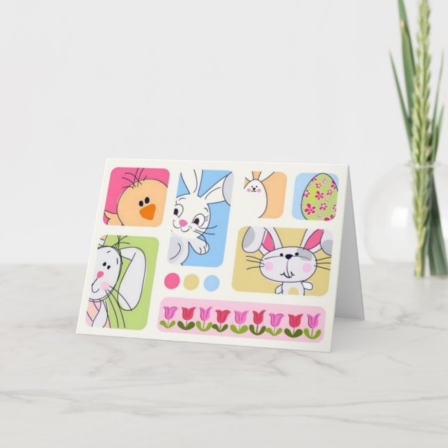 Glad påsk helgkort (Framsida)