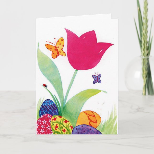 Glad påsk helgkort (Framsida)