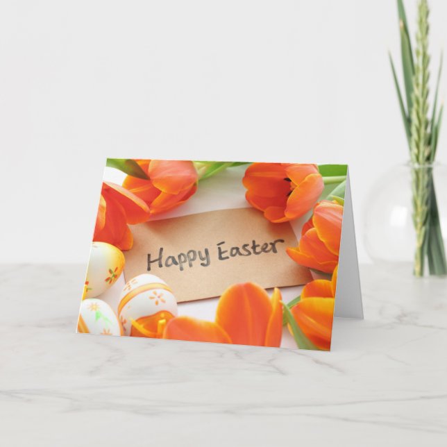 glad påsk helgkort (Framsida)