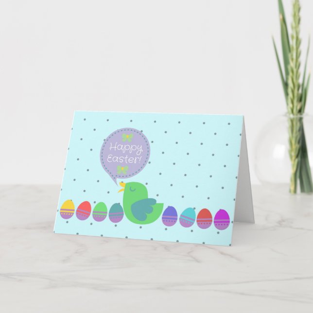 Glad påsk! helgkort (Framsida)