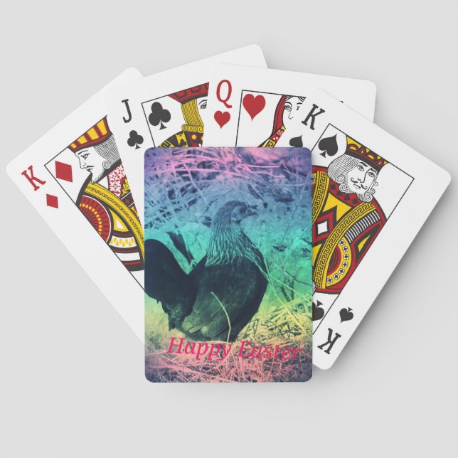 Glad påsk Hen Casinokort (Baksidan)