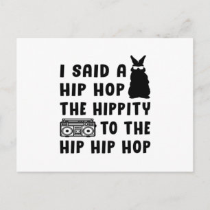 glad påsk Hip hop Bunny Påsk Funny Gift Idea Vykort