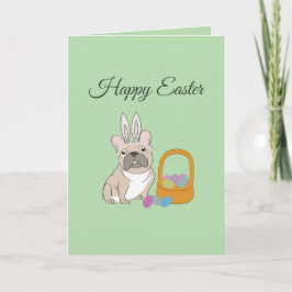 Glad påsk, hund kort