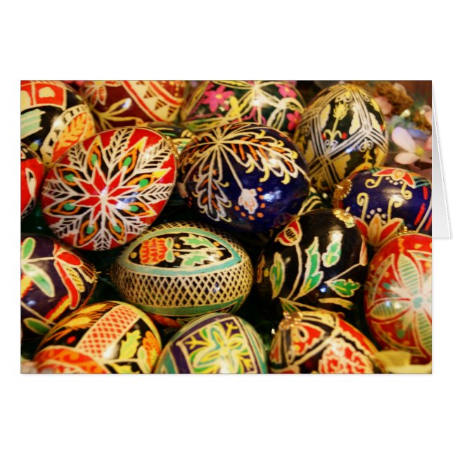 GLAD PÅSK IN *KINESE* 復 活 節 樂 (MANDARIN) HÄLSNINGSKORT (Framsidan Horizontal)