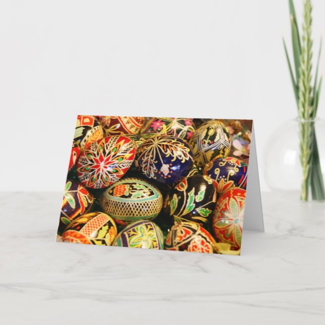 GLAD PÅSK IN **TYSKLAND*** **Ostrets främre del** Helgkort (Framsida)