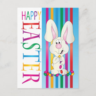 Glad påsk Jelly Bean Bunny Helg Vykort