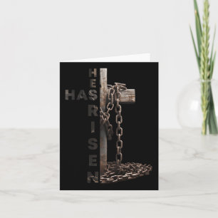 Glad påsk Jesus har tagit upp Religiösa Christia Kort