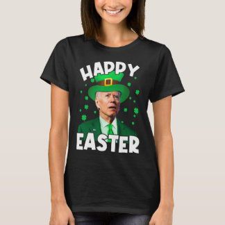 Glad påsk Joe Biden Leprechaun Shamrock St Patr T Shirt