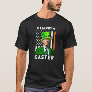 Glad påsk Joe Biden St patricks day Leprechaun T Shirt