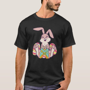 Glad påsk Joystick Bunny Ear Funny Gaming Kids T Shirt