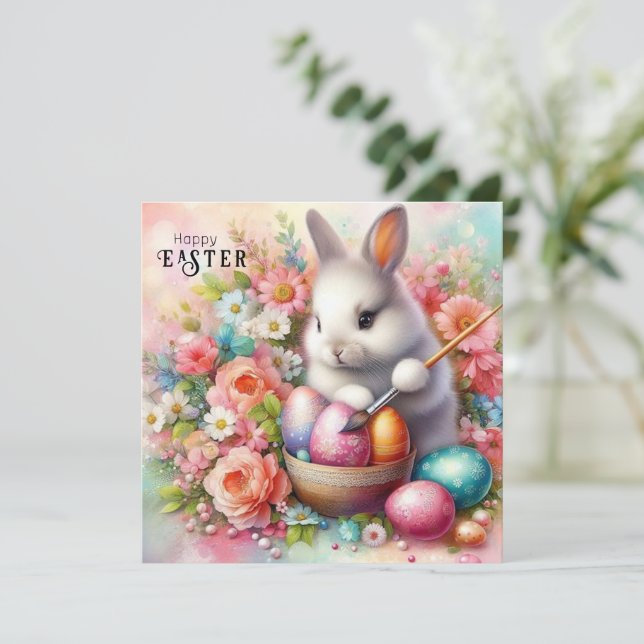 Glad påsk julkort (Stående Fram)