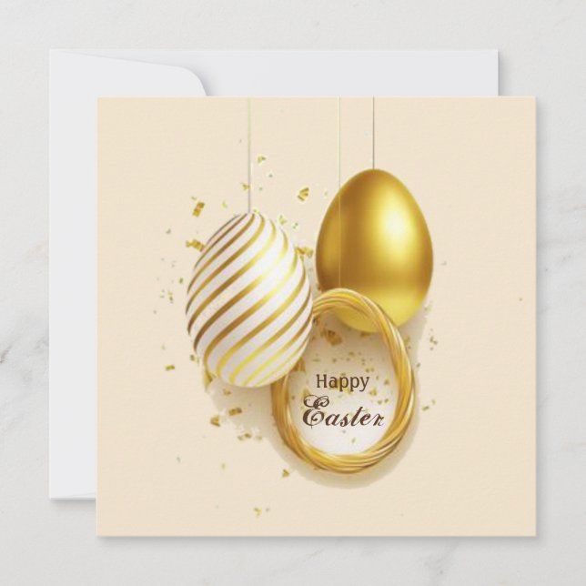 Glad påsk julkort (Framsida)