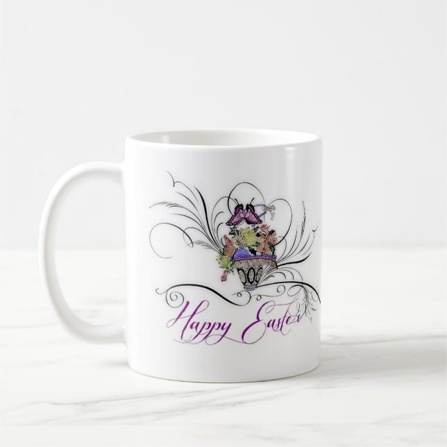 Glad Påsk Kaffe Mugg (Vänster)