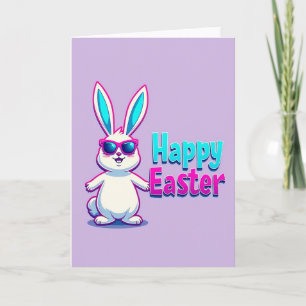 Glad Påsk Kanin Vän Kort