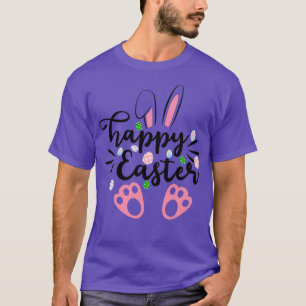 glad påsk-kaninkanin ansikte lustig påsk dag två t shirt