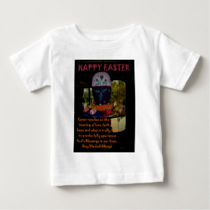 Glad påsk Kärlek Faith och Hope Önskemål T-shirt