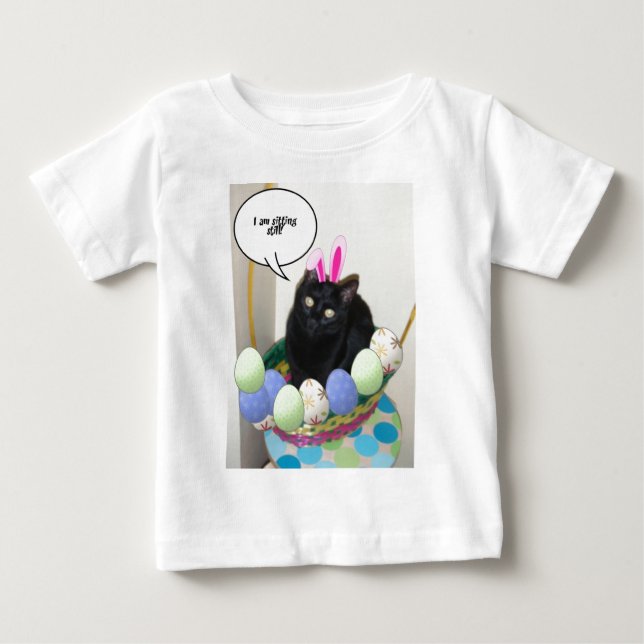 Glad påsk Kattunge T-shirt (Framsida)