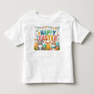Glad påsk Kids Clothing T Shirt
