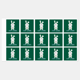 Glad påsk klistermärke