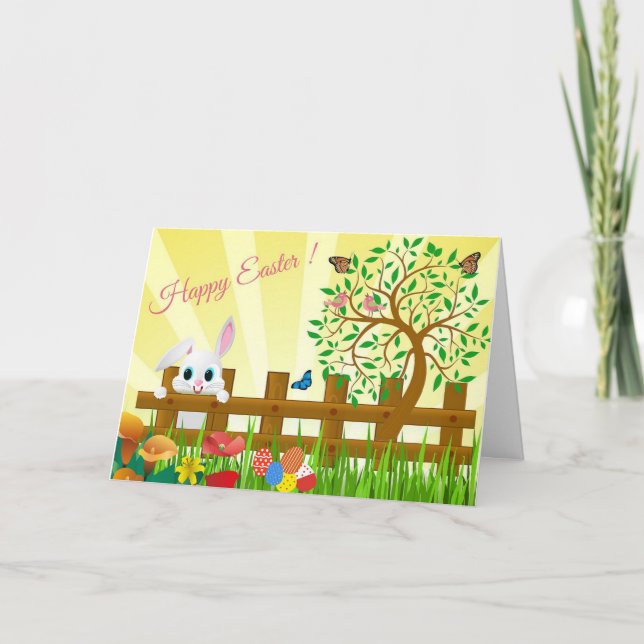 Glad påsk kort (Framsida)