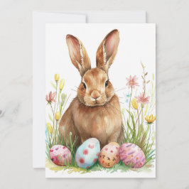 Glad påsk-kort, Bunny Påskägg Julkort