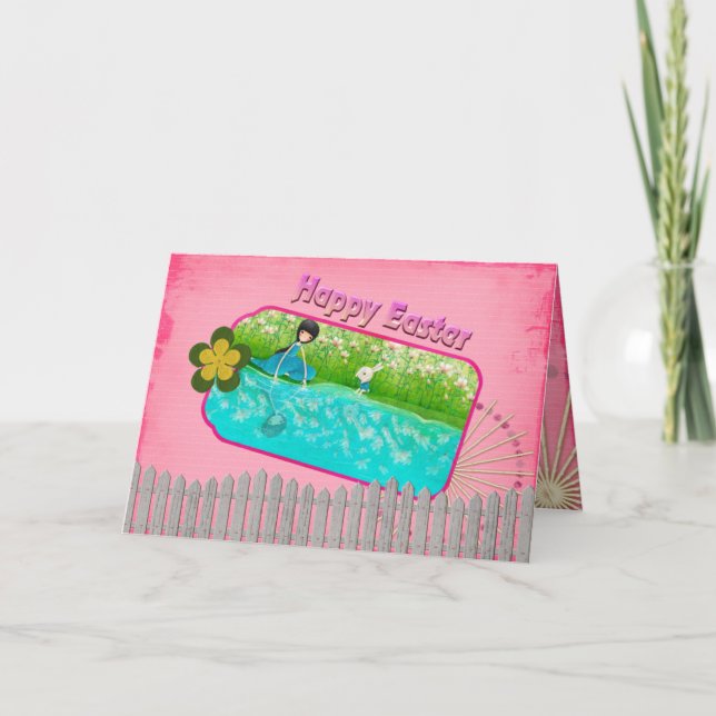 Glad påsk-kort helgkort (Framsida)