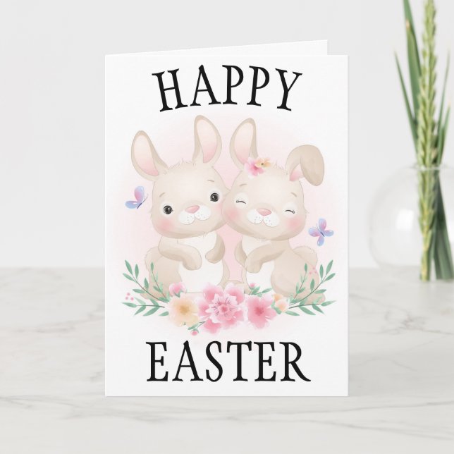 Glad påsk-kort kort (Framsida)