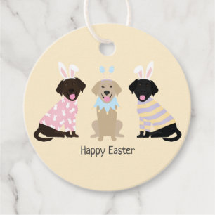 Glad påsk Labrador Retriever Hundar Gåvor Etiketter