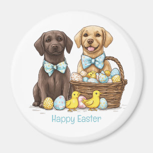 Glad påsk Labrador Retriever Hundar Magnet