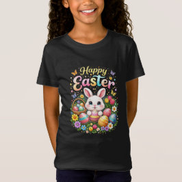 Glad påsk lilla kanin t shirt