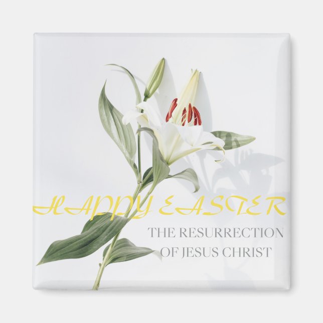 Glad påsk .lily magnet (Framsidan)