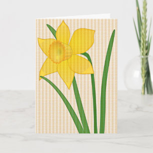 glad påsk lycklig vår-kort med daffodil helgkort