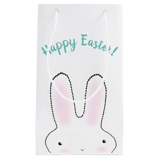 Glad påsk Lycklig Vår, söt Påskhare anpassningsbar (Framsidan)