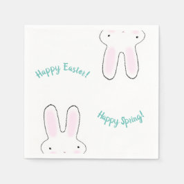 Glad påsk Lycklig Vår, söt, rolig, modern Pappersservett