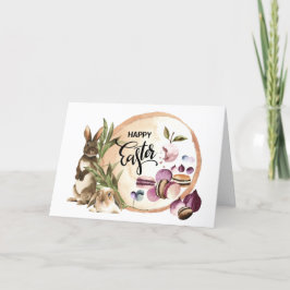 Glad påsk | Macaroons Bunnies med Vår Fruit Helgkort