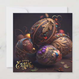 Glad påsk. Magiska Påskägg Inbjudningar